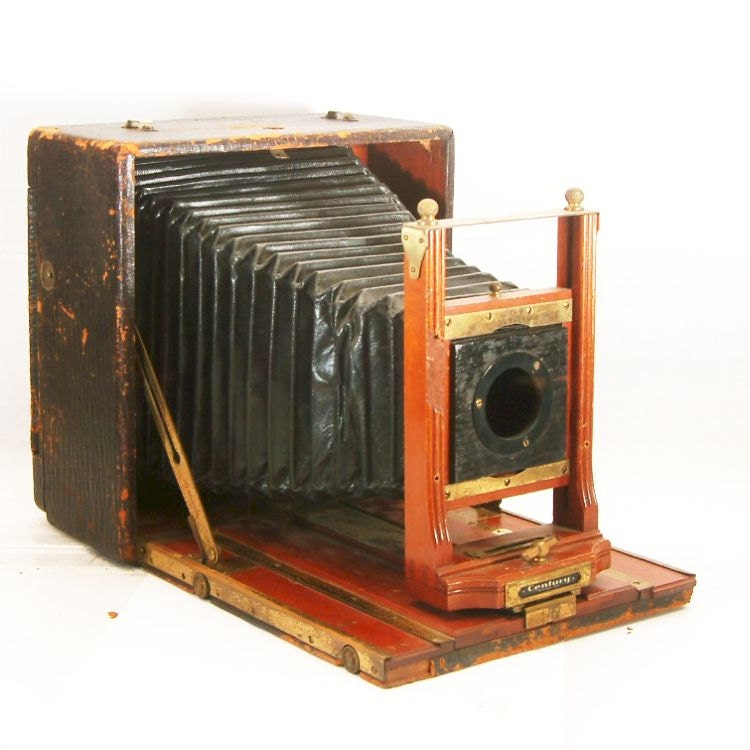 Vintage Camera Century 5x7 Wooden Large Format Folding Camera