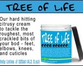 125ml (4.2 fl.oz) Tree of Life Body Lotion // Fresh Natural Vegan Handmade Body Lotion Cream w/ Essential Oils