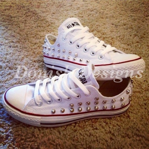 Custom Studded Converse Shoes (ONE SIDE ONLY)