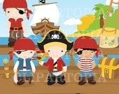Pirates Digital Clipart for Personal and Commercial Use Il_170x135
