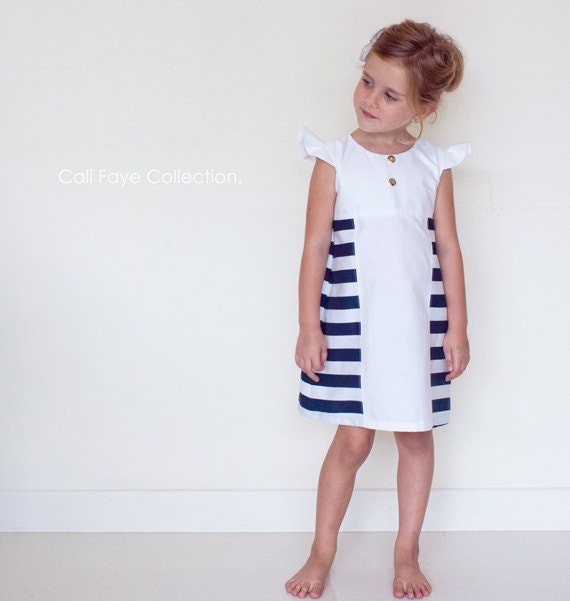 The Papillon Dress PDF pattern and tutorial - sizes 2t - 10 - childrens sewing pattern - Instant download