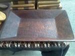hand carved walnut trencher
