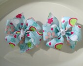 Cute,Colorful Pinwheel Style Hairbow Set