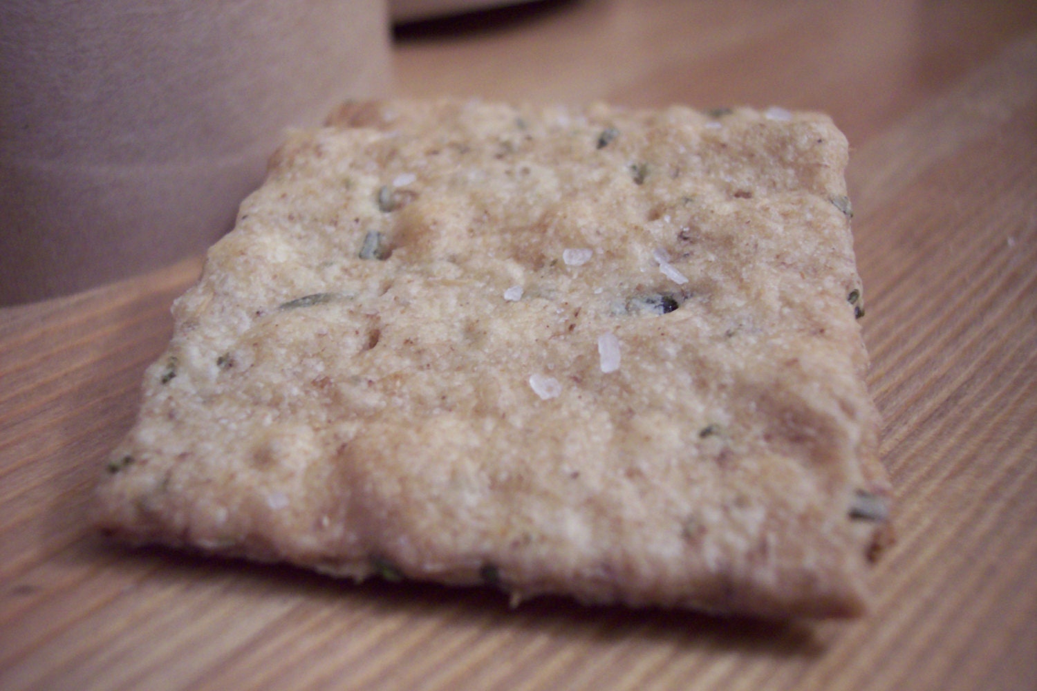 Spent Grain with Rosemary Vegan Spelt Crackers