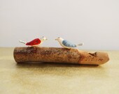 Vintage Wooden Bird Whistle - Wood Whistle, Vintage Children's Toy - copperseal