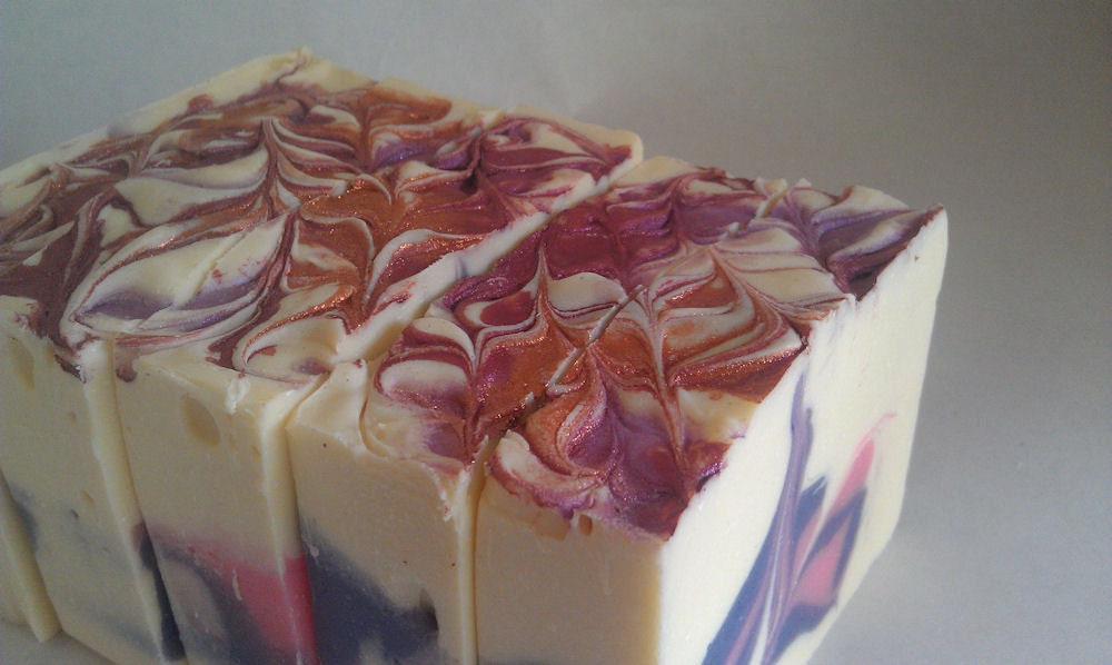 Grapefruit Lily scented cold process soap