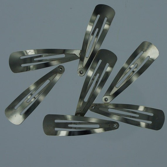 1 metal hair clips 50 pieces by CODWholesale on Etsy