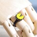 Pacman Acrylic Ring Plastic for gamer 8 bits design