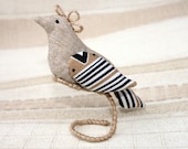 Fabric Bird Soft Sculpture Toy Animal dolls for children home accessory