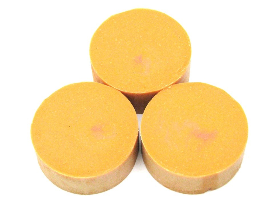 Scented Palm Free Round Fruity Handmade Vegan Soap, CP Soap