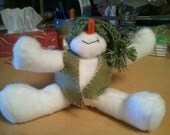 Smiling snowman to brighten up the winter time blues
