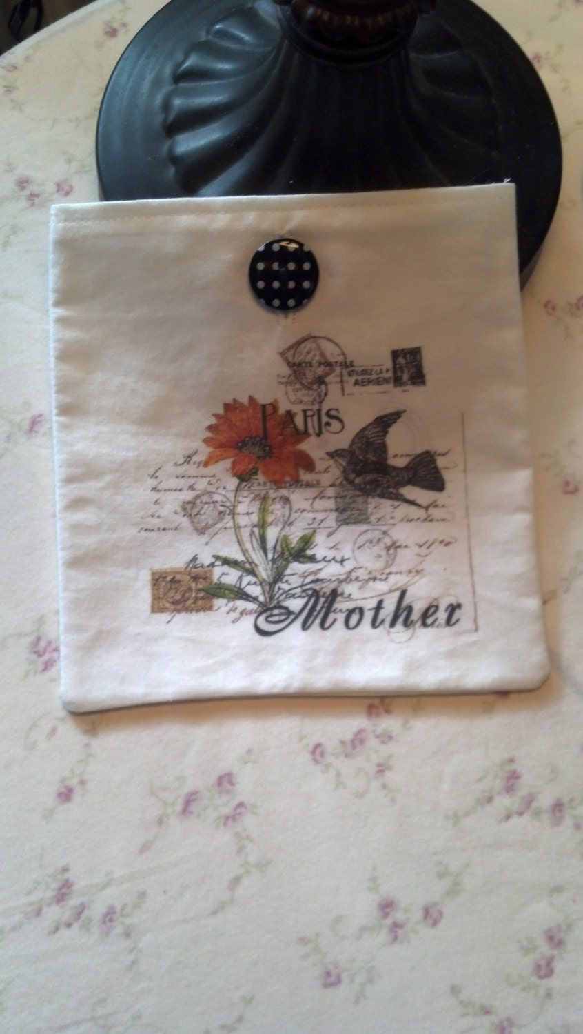 Sweet Fabric Gift Bag for Mother