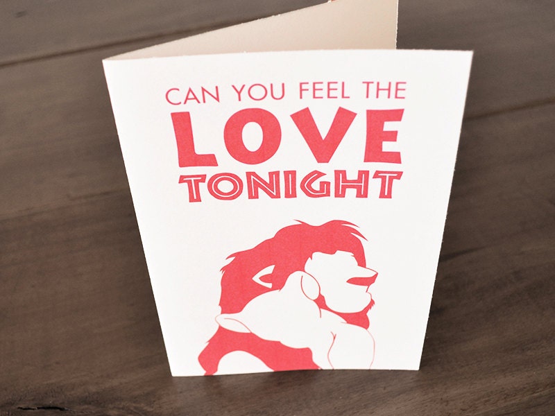 Printable Disney Valentine's Day Card PDF or JPG