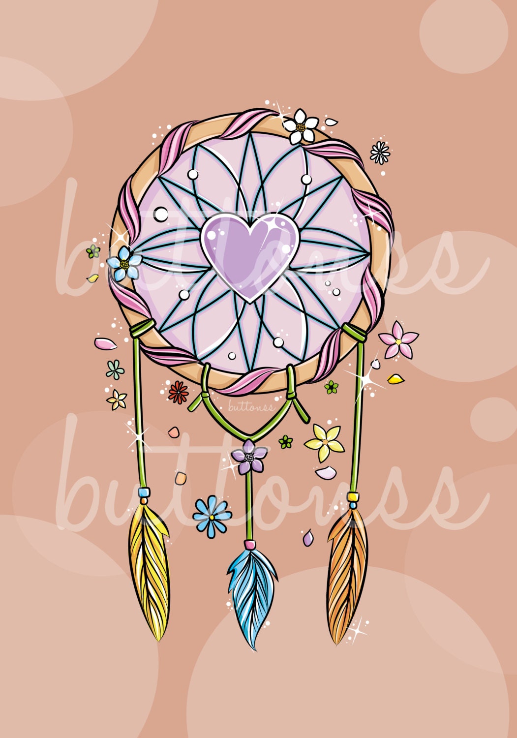 Dream Catcher A4 Print