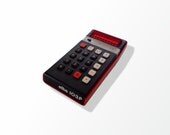 Vintage calculator Elka 103p red portable calculator pocket calculator led display desk accesories vintage school office supplies soviet 70s