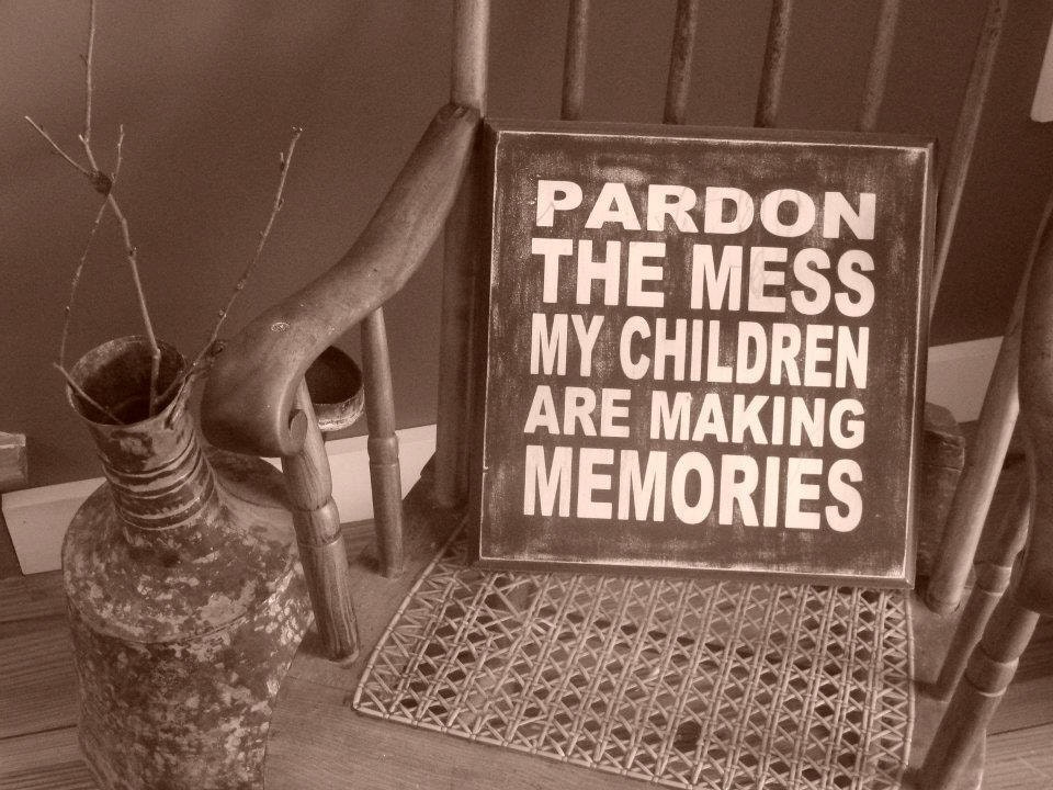 Subway Art Sign, Typography Sign,Children Sign, Shabby Chic Sign, Rustic, Primitive Style Sign, Children Making Memories Sign