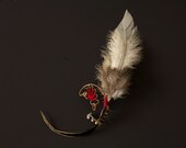 Tribal Ear Cuff, Feather, New Gypsy, Festival Gear