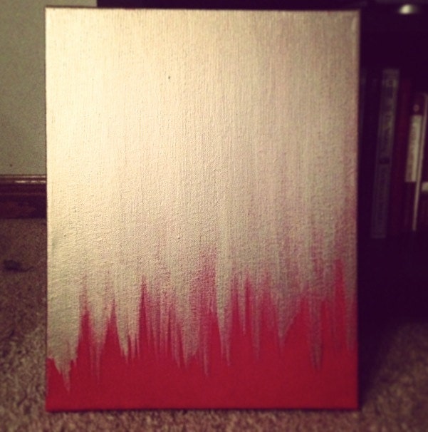 abstract canvas painting