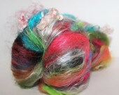 Kitchen Sink Batt 1 - Wildly Textured ART Batt - 2.5 oz