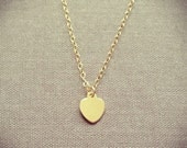 Tiny heart gold filled necklace pretty, lovely, cute, adorable jewelry