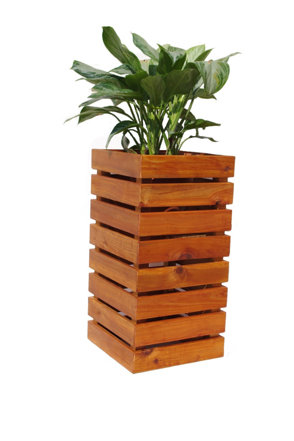 Handcrafted Modular Cedar 8Board Planter