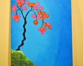Original Abstract Painting  Tree Painting Original Landscape Painting Acrylic Painting Large Wall Art Colorful Art