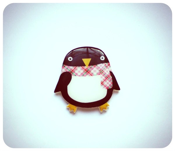 Free shipping Brooch - animal brooch-Cute Penguin