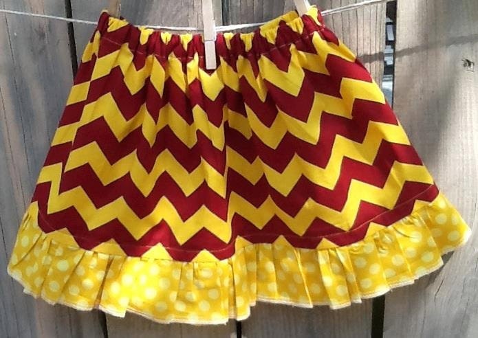 FSU Chevron Skirt - Girls, Teens, Adult Sizes Available