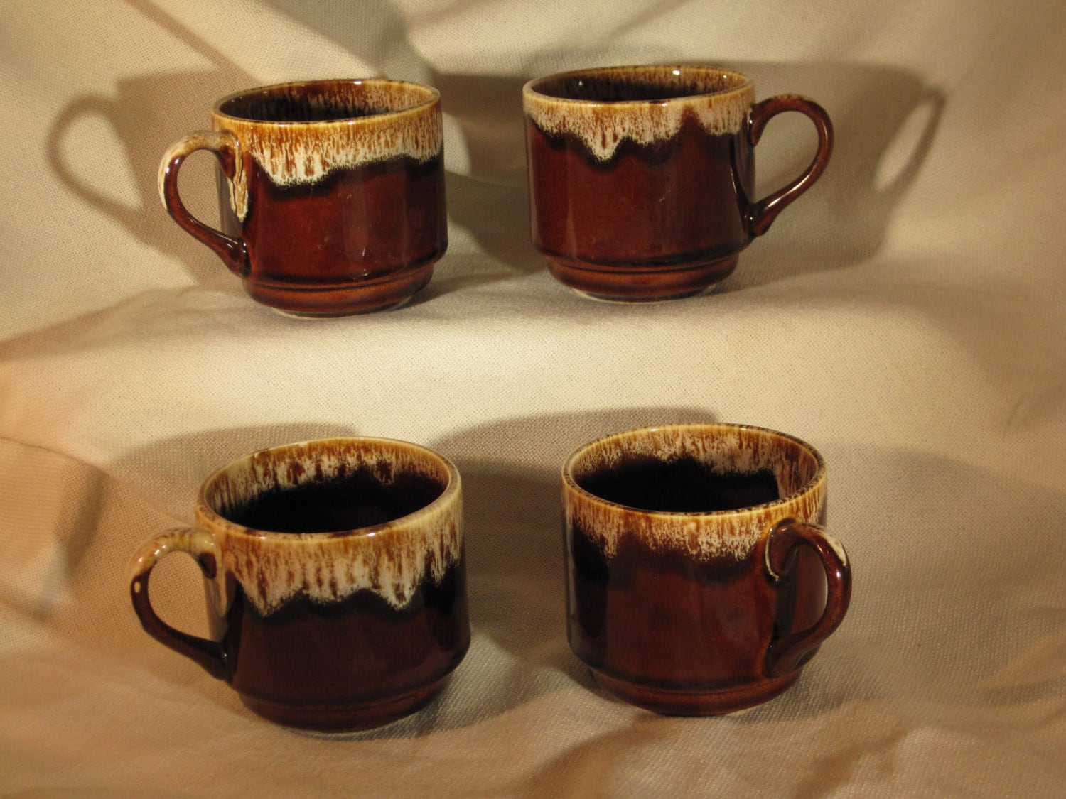 Drip Vintage Coffee Stoneware LaughingTreeVintage  coffee by uk Brown Cups vintage cups