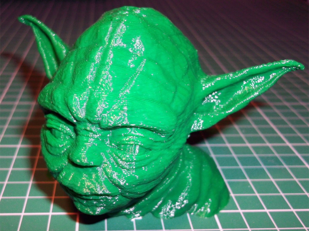 3D Printed Yoda Head