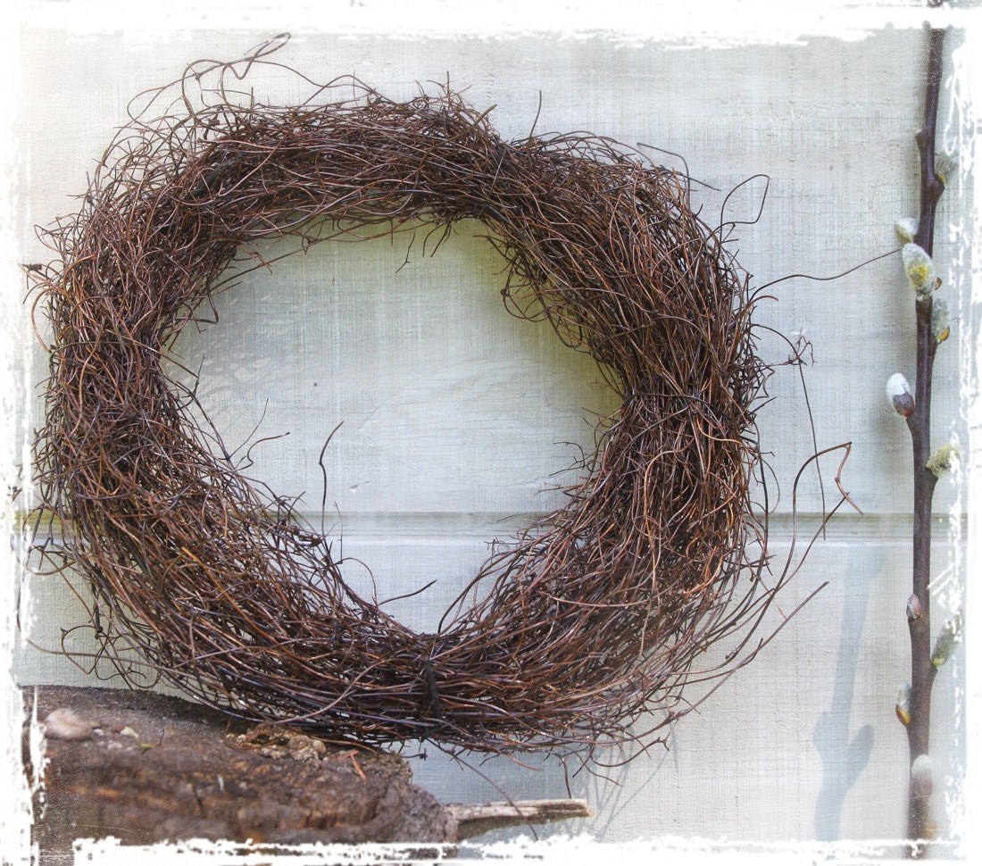 Rattan Twig Wreath DIY Wreath Making Base by NaturesBountySupply