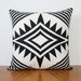 Hand screen printed Eco cushions - New York Jet Black