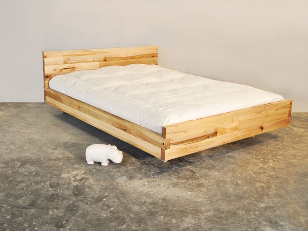 Reclaimed Maple Bed w/ Oil Finish