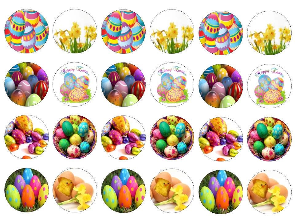 Easter Cake/Cookie Edible Toppers