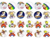 Rainbow Brite Cake/Cookie Edible Toppers