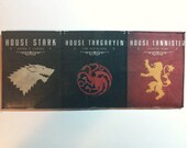 Game of Thrones wallet - Stark, Lannister and Targaryen sigils