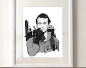 Ghostbusters Venkman Bill Murray Limited Edition Art Print