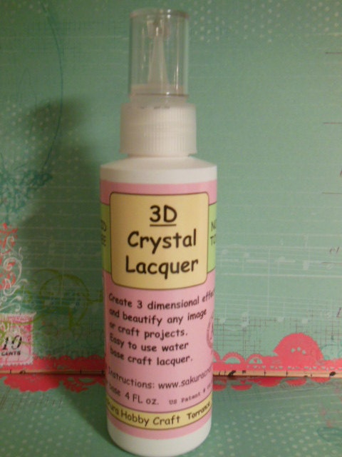 3D Crystal Lacquer. CRAFT GLAZE for Pendants, Magnets, and Craft Projects. Non Toxic. Compare to Diamond Glaze.
