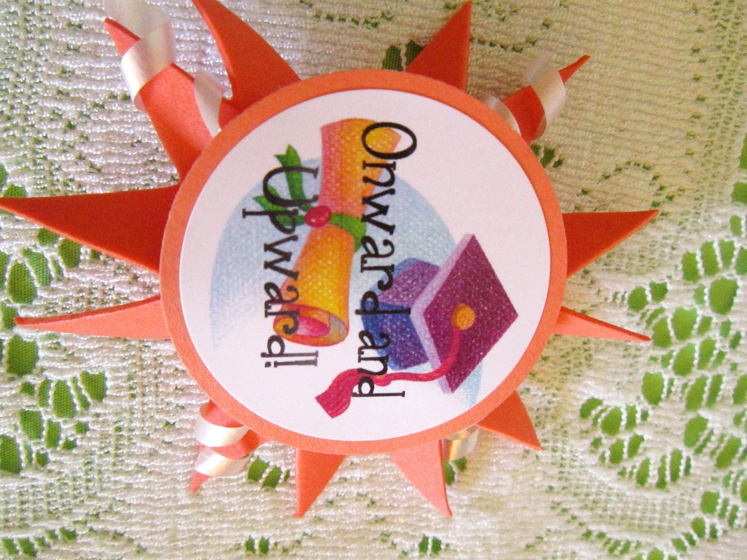Graduation Funburst badge, graduation button, graduation pin, graduation barrette Il_170x135