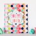 Baby Nusery Decor Art Print Loved Design, Nursery Decor Art Print 8x10