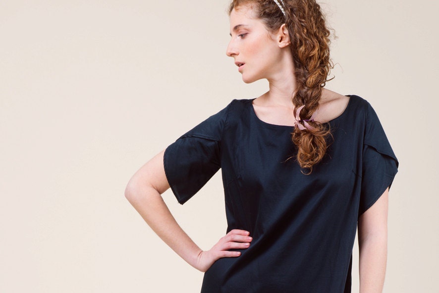 Black mini dress, Women black dress