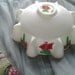 lamp shade  French vintage... made from  bakelite...jade/ mint green with little boats and  lighthouse in  red