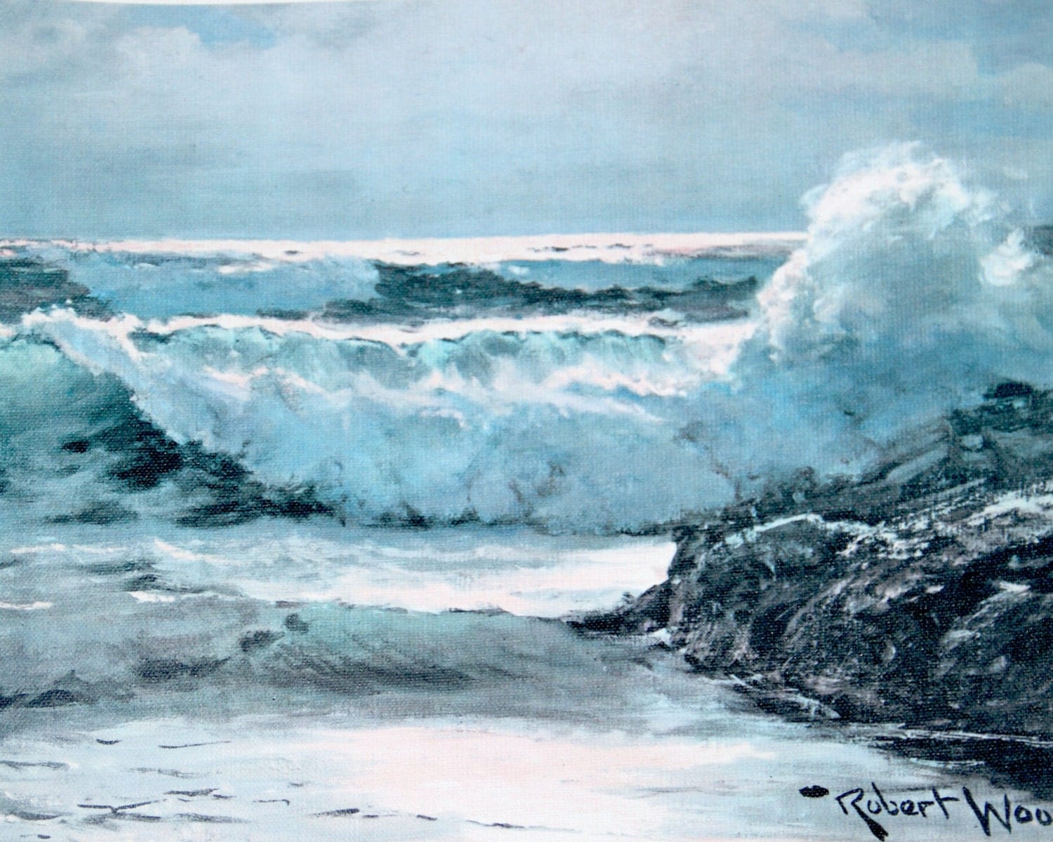 Robert+Wood+Artist+Rocky+Coast Robert Wood Artist Rocky Coast http://www.etsy.com/listing/126733990 ...