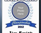 Personalized Wrestling Photo Plaque - Wrestling Team Gift - wrsg-ph-plq