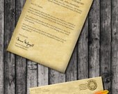 Harry Potter Hogwarts Printable Birthday Invitation, Personalized Harry Potter Invite