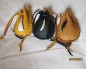 Leather Drawstring Pouch