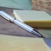 Handmade designer pen featuring Alaskan walrus Ivory, and accented with 24k Gold