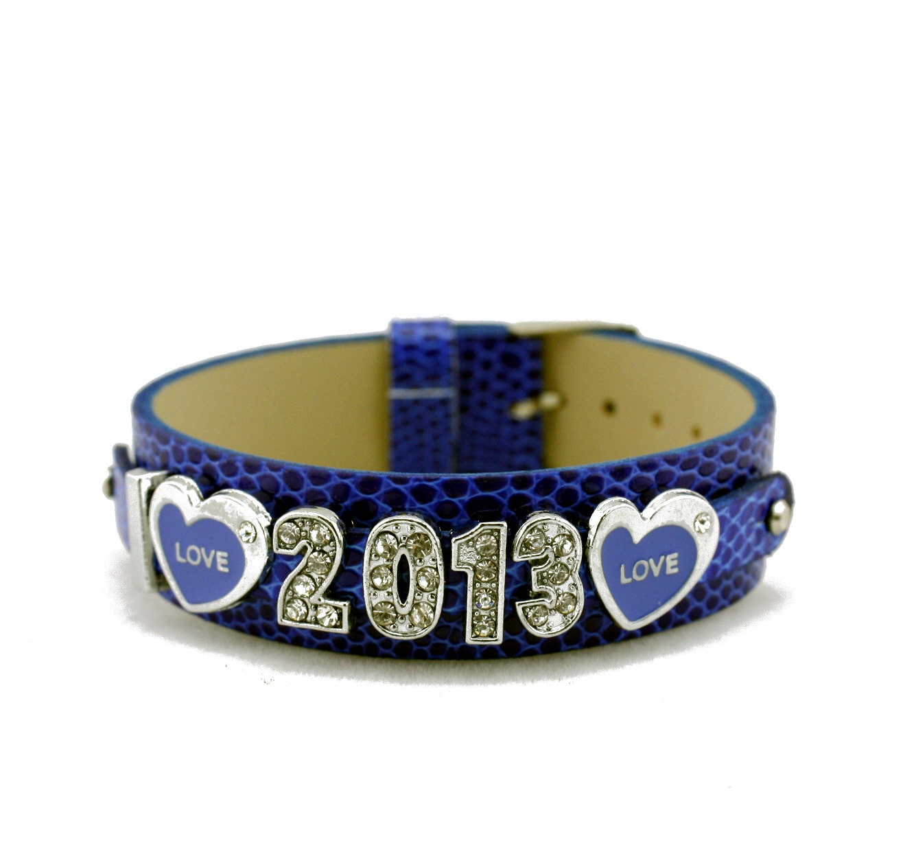 One Direction DIY 1D I love  2013 1D  Harry Me Niall Chain Heart Crystals Letter Colorful Bracelet Liam