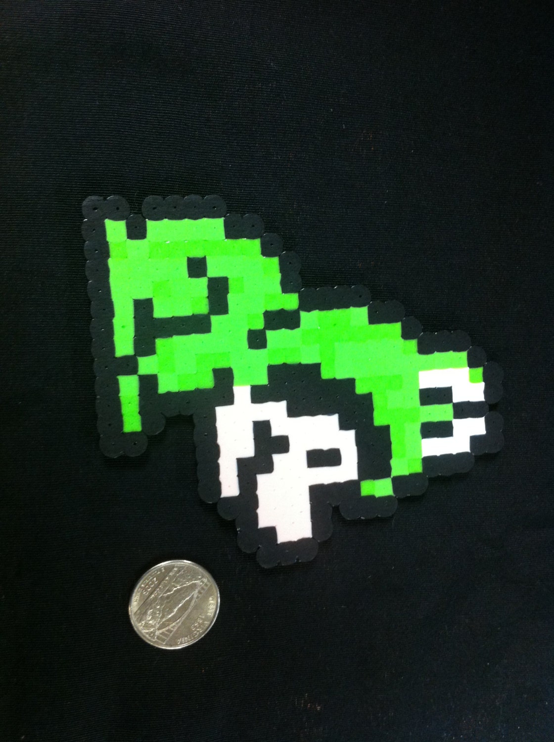 Super Mario Bros 3 Frog Suit Mario Pixel Art Bead Sprite