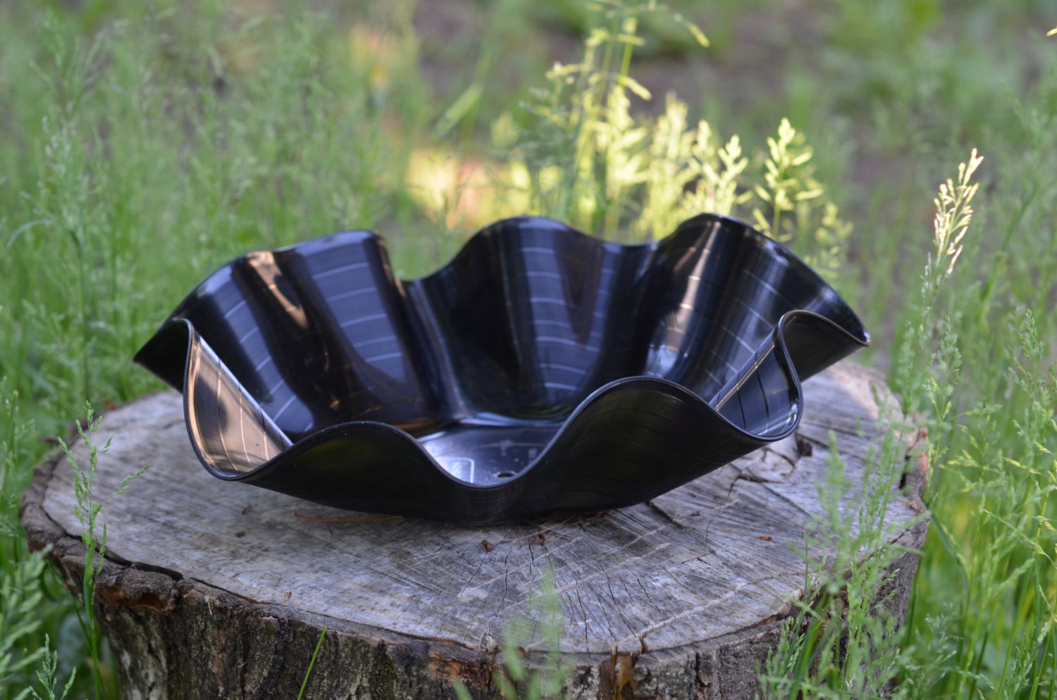 Upcycled Vinyl Record Decorative Dish/Bowl